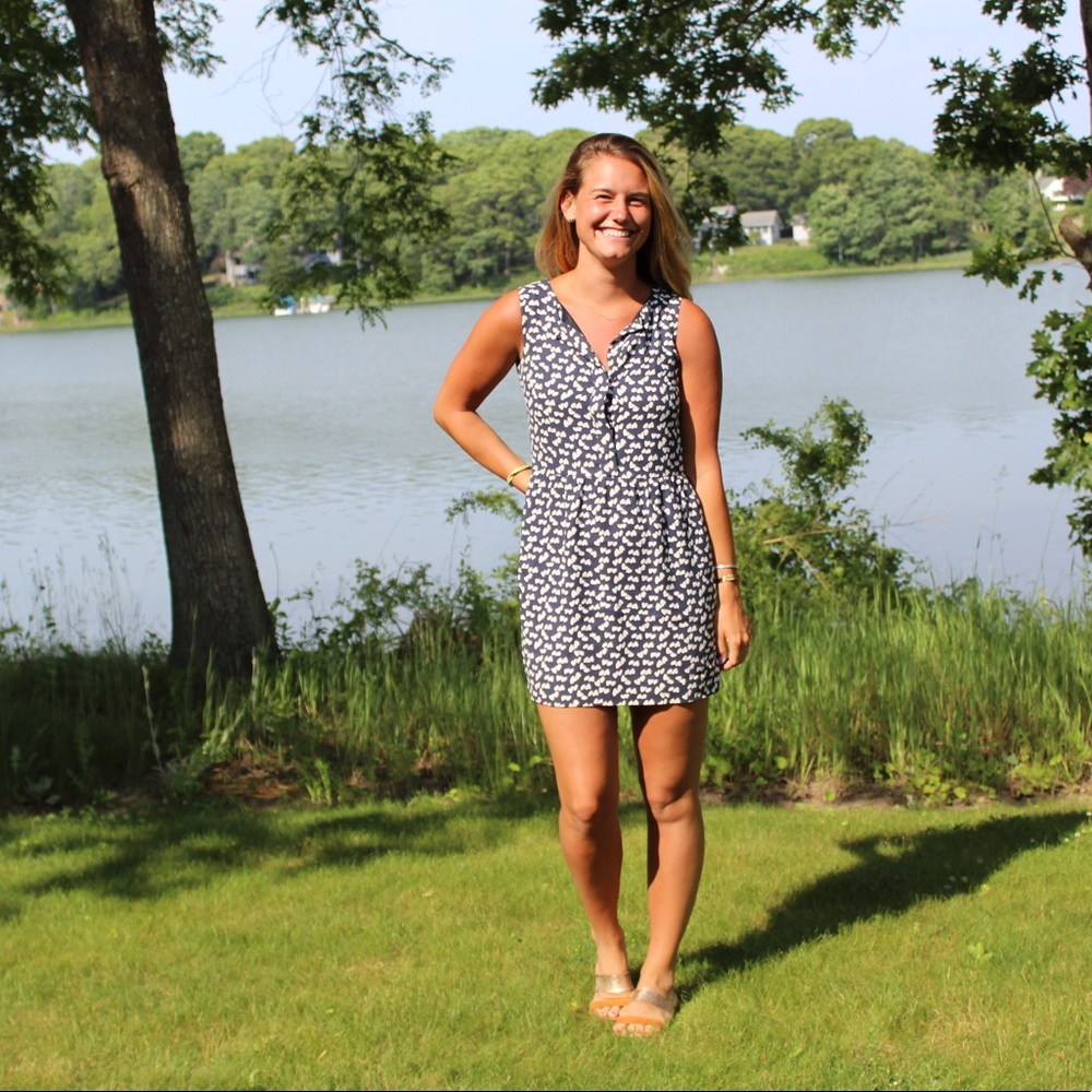 J Crew Heart Print Dress - Picture 4 of 8